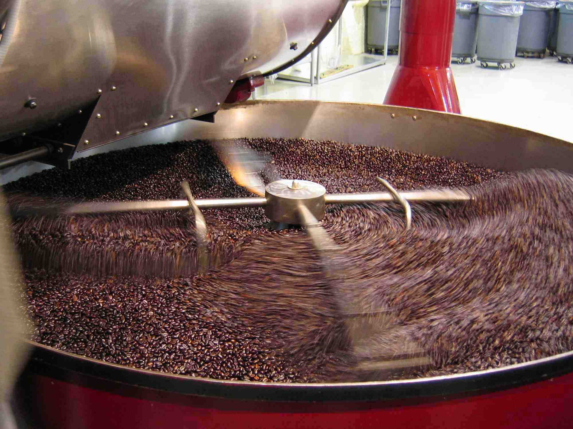 Coffee in Cooling Tray